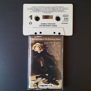 BARBARA STREISAND - THE BROADWAY ALBUM - 1985 CASSETTE - TESTED